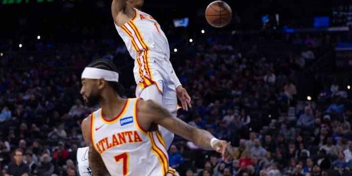 Johnson hits late 3s for Hawks to spoil Embiid’s 76ers return in 142