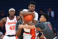 Deadspin | Syracuse hold on for close win over visiting Saint Joseph's