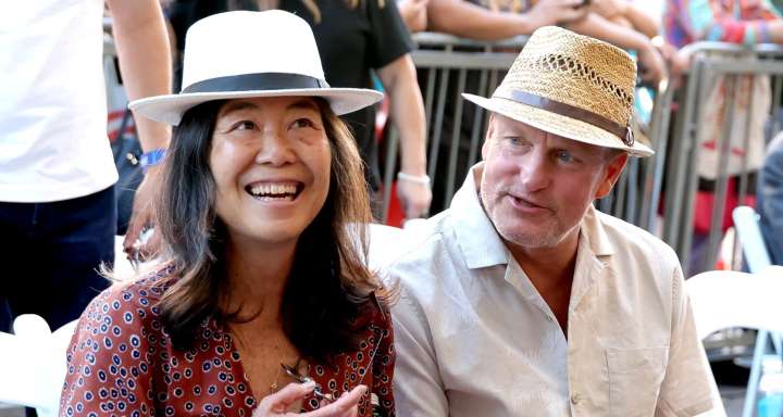 Woody Harrelson’s Wife Laura Louie Makes Rare Public Appearance at James L. Brooks’ Walk of Fame Ceremony! | Danny DeVito, James L. Brooks, Jamie Lee Curtis, Laura Louie, Woody Harrelson | Celebrity N