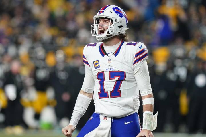 Josh Allen sets career mark for rushing TDs in Bills win