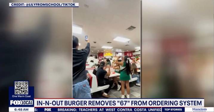 In-N-Out Axes ’67’ From Ordering System After People Use Meme to ‘Wreak Havoc’
