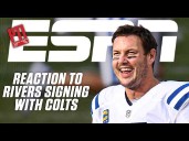 PTI reacts to Philip Rivers coming out of retirement to sign with the Colts' practice squad