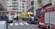 Una mujer herida en un atropello en la Avenida San Rosendo, Celanova