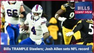 BILLS SQUAD SHOW: Bills run over Steelers; Allen new NFL RECORD