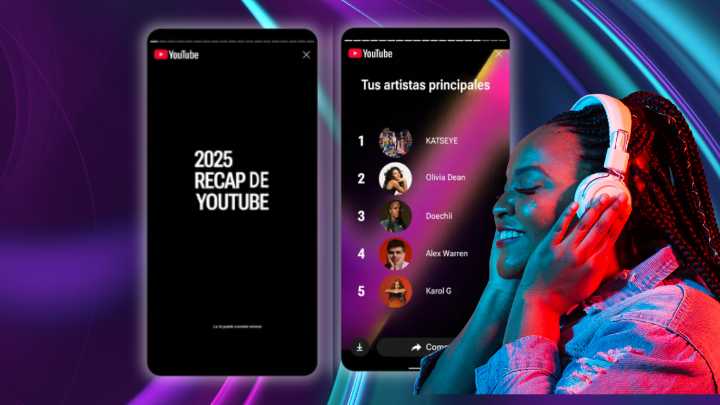YouTube lanza el Recap 2025: así podrás ver tu resumen personalizado del año