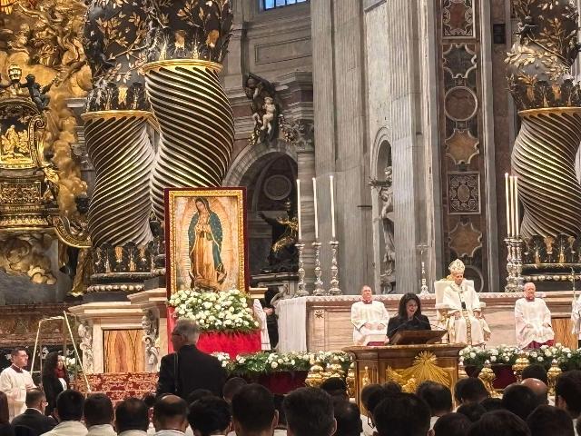 León XIV presidió una emotiva celebración en honor a la Virgen de Guadalupe