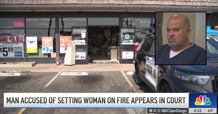 Man douses ex-girlfriend in gasoline as she worked at 7-Eleven, lights her on fire: Cops