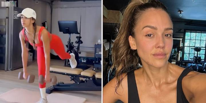 Cómo es la rutina fitness de la actriz Jessica Alba: claves de su alimentación y ejercicio