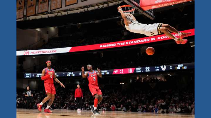 Tyler Tanner scores career-high 26 as No. 17 Vanderbilt beats SMU in ACC/SEC Challenge