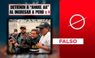 Policías de migraciones no detuvieron a Anuel AA en el Aeropuerto Jorge Chávez: foto fue editada con IA