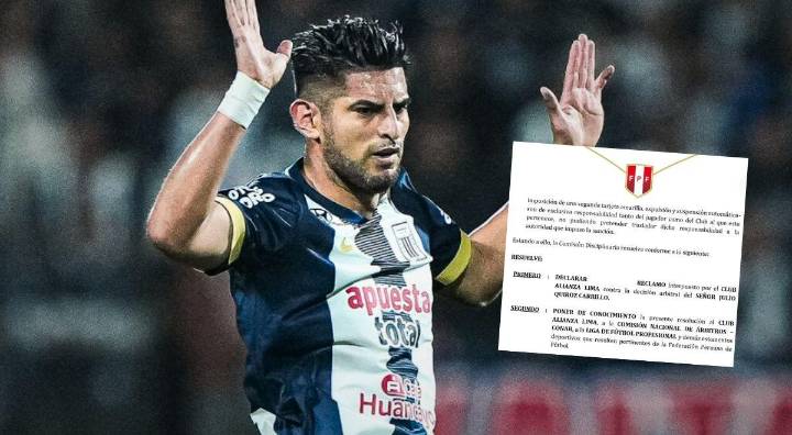 Comisión Disciplinaria se pronunció sobre el pedido de Alianza Lima para anular la roja a Zambrano
