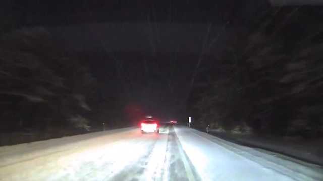 New Hampshire road conditions slick for some areas that see snow Wednesday