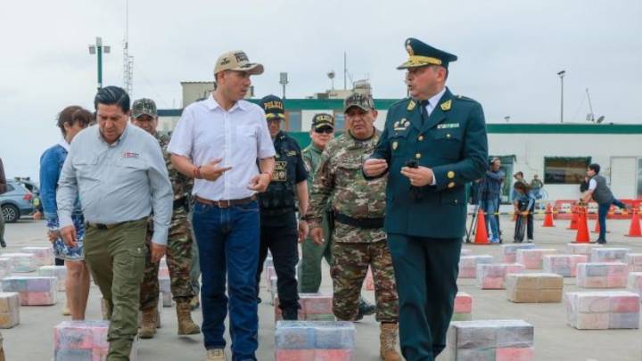 Presidente Jerí supervisa resultados de operación Algarrobos que incautó más de 3.4 toneladas de droga