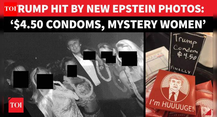 Epstein Pics Bombshell: Trump With 6 Women, Condoms On Display, Bill Clinton Also Pictured