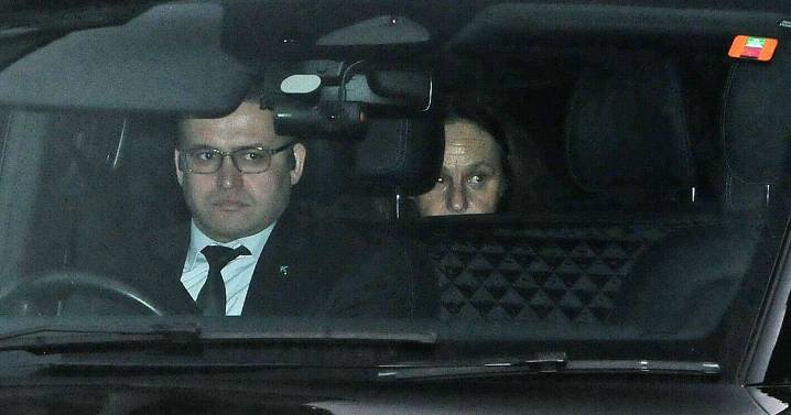 Andrew Mountbatten-Windsor and Fergie arrive at royal christening 