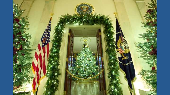 Melania Trump reveals White House holiday decorations and her theme, 'Home Is Where the Heart Is'
