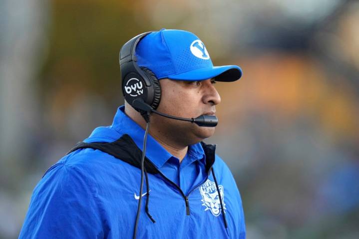 College football: BYU’s Kalani Sitake reportedly is a leading candidate for Penn State job