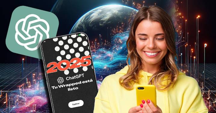 ⁠¡Como en Spotify! ‘ChatGPT Wrapped 2025’: Paso a paso para obtener tu recuento del uso de IA