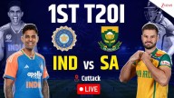 India vs South Africa Live Score, 1st T20: Team India Aim To Kick Start T20 World Cup 2026's Prep On High