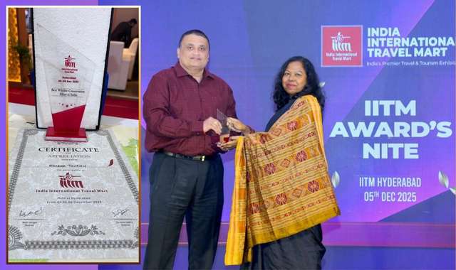 Odisha Tourism Shines at IITM Hyderabad, Wins “Best Wildlife Conservation Effort in India” Award