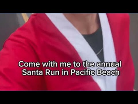 8,000 runners take part in San Diego Santa Run