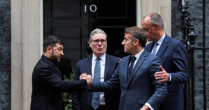 Los aliados europeos respaldan a Zelenski en Londres tras las últimas críticas de Trump