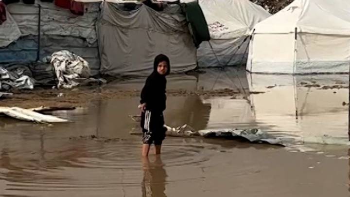 Heavy rain in Gaza causes flooding