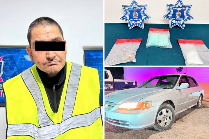 Lo sorprenden intoxicándose a bordo de un Honda