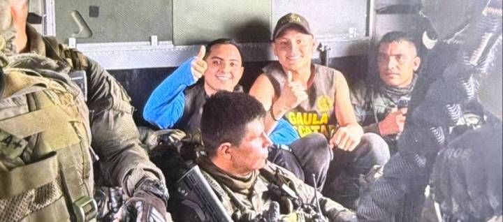 Gaula rescató a Miguel Ayala, hijo del artista Giovanny Ayala