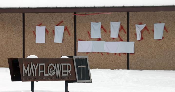 Photo: Swastikas painted on Billings church
