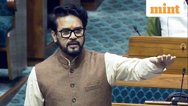 Vaping row in Lok Sabha: Anurag Thakur writes to Speaker