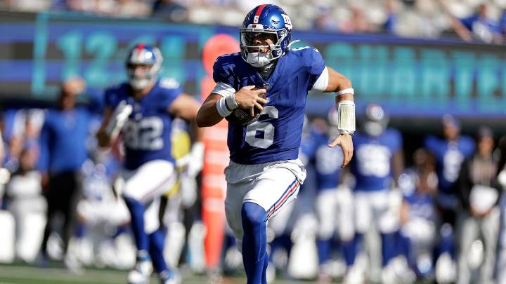 What can Jaxson Dart show in his return to the Giants on Monday Night Football?