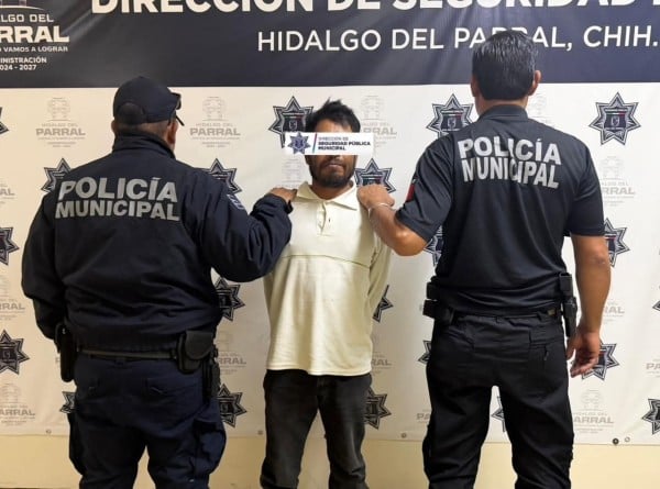 Detenido por intentar golpear de nuevo a su esposa