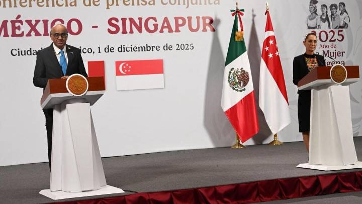 Presidente de Singapur celebra relaciones bilaterales con México