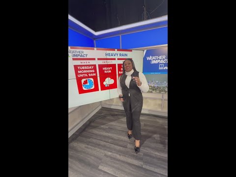 Weather Impact Alert issued for Tuesday morning