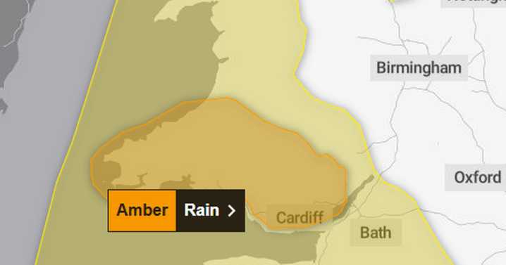 Met Office updates amber 'danger to life' weather warning for Wales