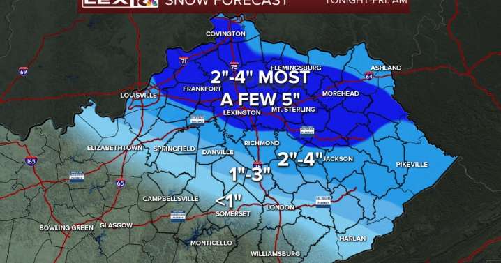 A winter storm inbound tonight