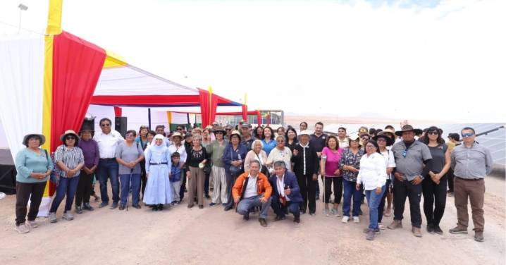 Ya no dependen de la red eléctrica: Comunidad Atacameña de Toconao inauguró su primera planta fotovoltaica “Huerto Solar”