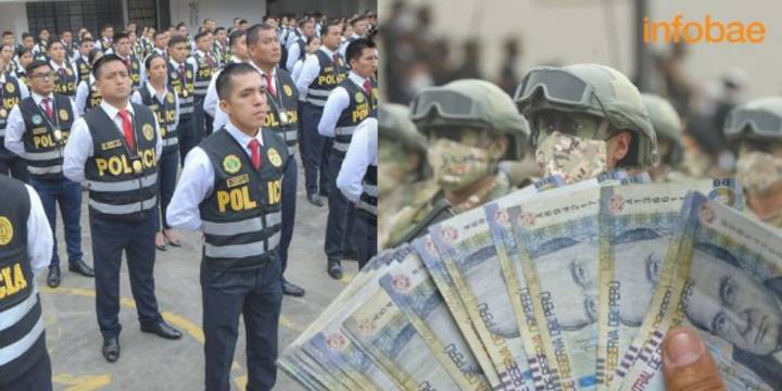 Militares y policías recibirán aumento salarial en diciembre 2025: revisa aquí los nuevos montos oficiales