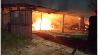 Incendio en Santa Rosa de Calchines: 11 lanchas destruidas en la guardería náutica Karminia