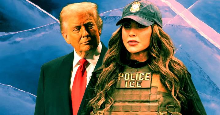 Kristi Noem Panics When Confronted About Being on ‘Very Thin Ice’ With Trump