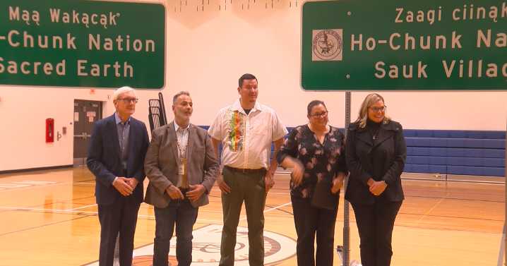 Ho-Chunk highway signs unveiled