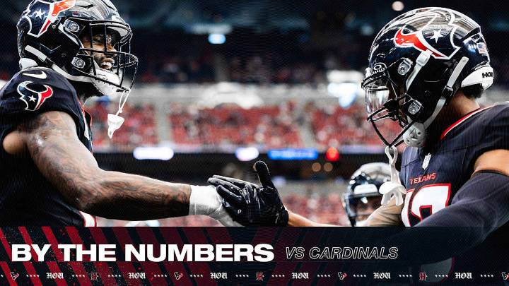 By The Numbers | Texans vs Cardinals