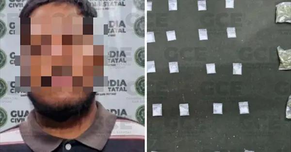 Supuesto "narco" es sorprendido en Villa de Ramos