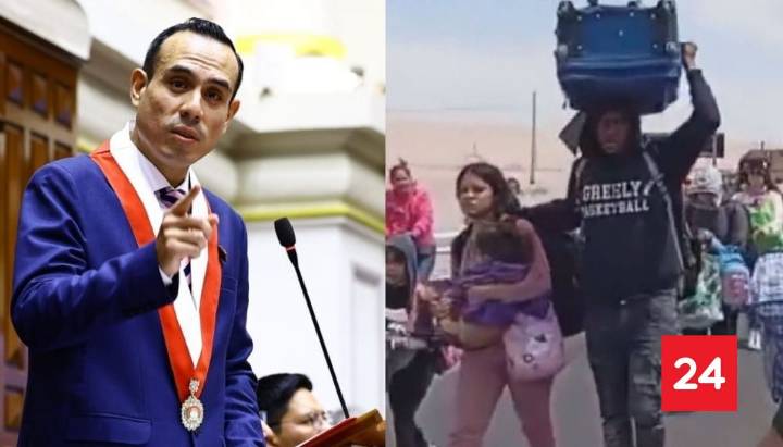 Presidente de Perú e ingreso a la fuerza de migrantes desde Chile: "Si declaramos un estado de emergencia es para que se cumpla"