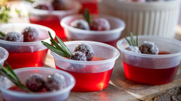 Turn Jell-O Shots Into A Classy Adult Christmas Treat With This Beverage