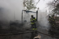 4 people injured, 1 dog killed in Indy house fire caused by space heater