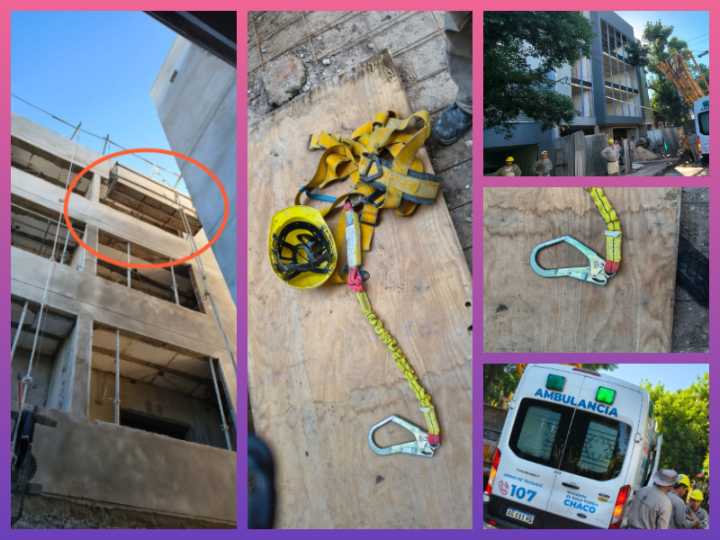 RESISTENCIA: Obrero En Grave Estado Al Caer De Un Tercer Piso