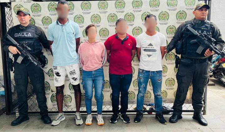 Capturan a cuatro personas con explosivos y propaganda de las Farc, en Granada