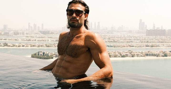 Sam Asghari Posing Shirtless Will Turn Up the Heat